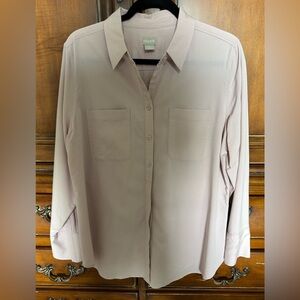 Chico's Soft Pink Collared Shirt